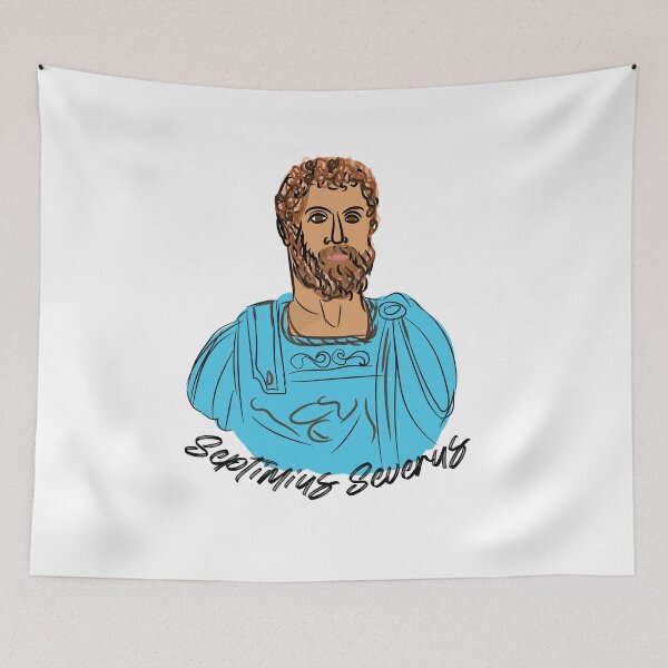 Artikelvorschau, Septimius Severus römischer Kaiser T-Shirt entworfen und verkauft von KARTICK DUTTA.