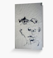 Blind #7 - (blindfolded) - Greeting Card