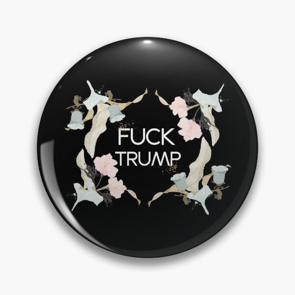 Item preview, Fuck Trump Floral designed and sold by Alaadin Bendali Braham.