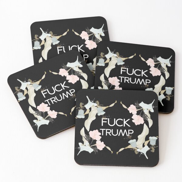 Item preview, Fuck Trump Floral designed and sold by Alaadin Bendali Braham.
