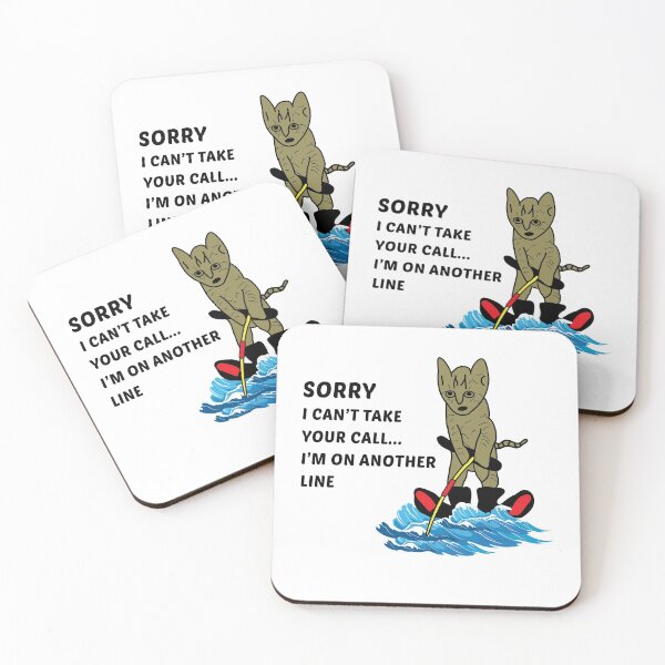 Item preview, Water Skiing Ski Cat Pet Lovers Funny Meme designed and sold by TastefulTees.