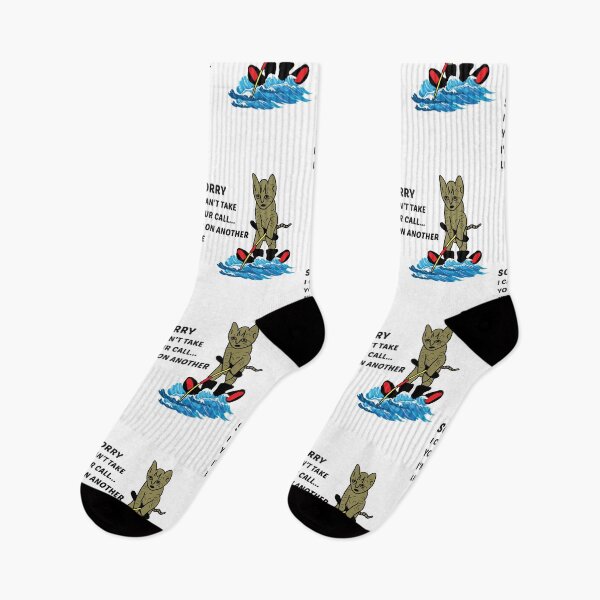 Item preview, Water Skiing Ski Cat Pet Lovers Funny Meme designed and sold by TastefulTees.