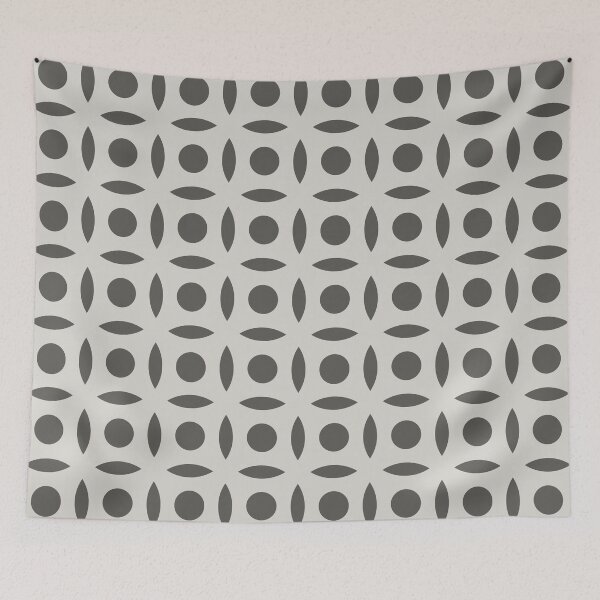 Item preview, Geometric Pattern: Intersect Circle: Slate designed and sold by Red Wolf.