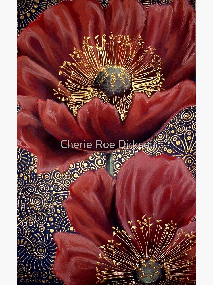 Red Poppies II by cheriedirksen
