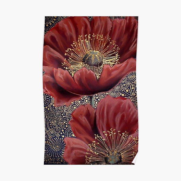 Red Poppies II Poster