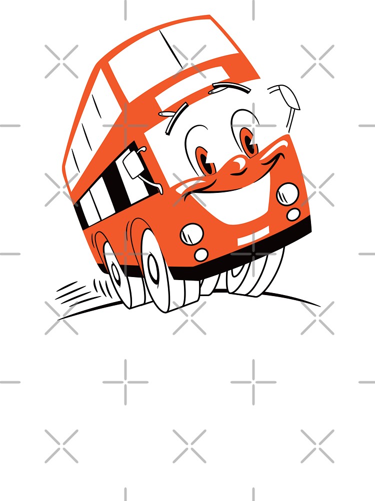 Strathclyde Buses Cartoon bus Illustration