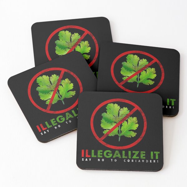 Item preview, I Hate Coriander - ILLEGALIZE IT say no to Coriander! designed and sold by The-Tipsy-Gypsy.