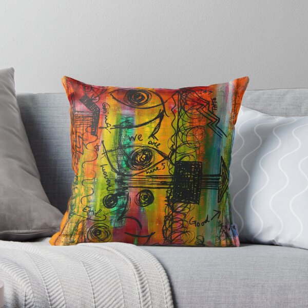 Graffiti 10 Throw Pillow