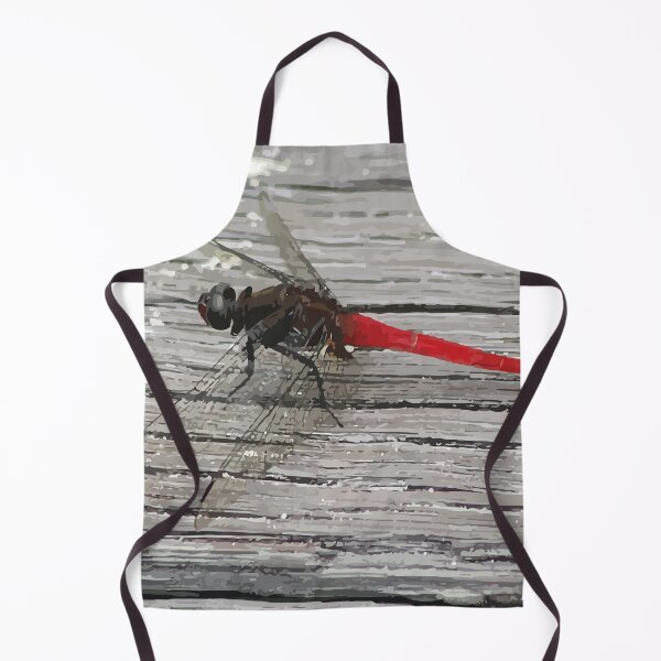 Item preview, Big Dragon-Fly Illustration with red Tail designed and sold by Move-Art.