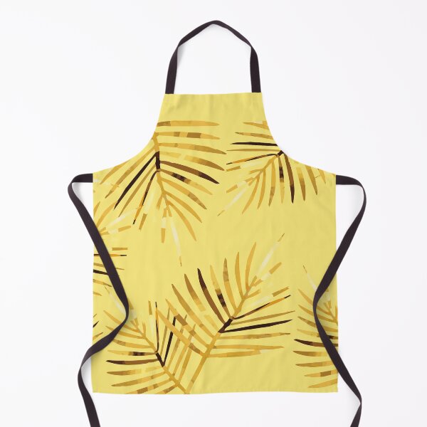 Item preview, Palm leaves with yellow Background designed and sold by Move-Art.