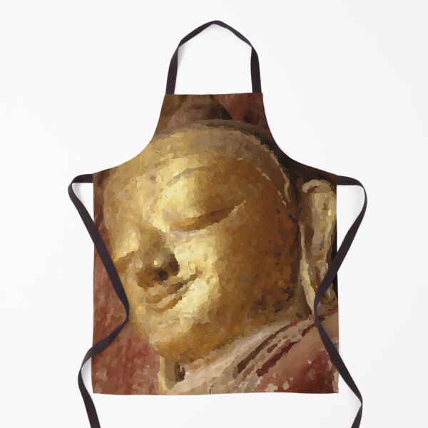 Item preview, Golden Buddha Head Illustration designed and sold by Move-Art.
