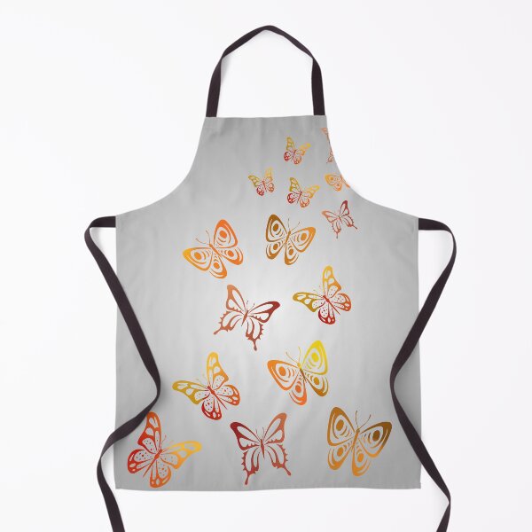 Item preview, Orange Butterflies - grey Background designed and sold by Move-Art.