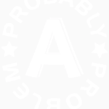 Imagen de la obra Probably A Problem [Wht] | FreshTS de FreshThreadShop