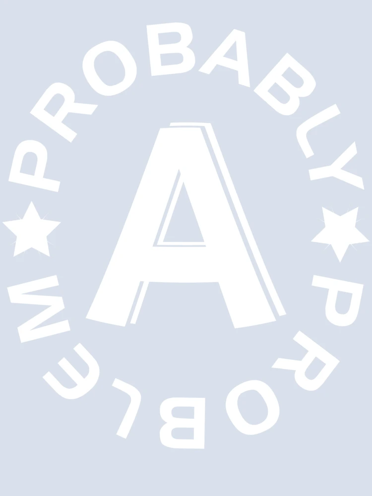 Imagen 4 de 4, Camiseta holgada boxy con la obra Probably A Problem [Wht] | FreshTS, diseñada y vendida por FreshThreadShop.
