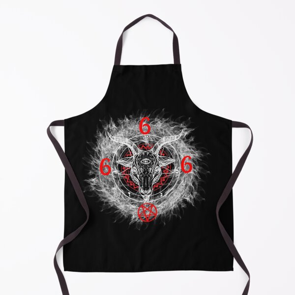 Item preview, Satanic Goat Head Baphomet Circle Satan Symbol  Lucifer Devil designed and sold by TopTeeShop.