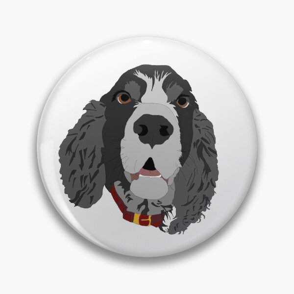 Item preview, Blue Roan Cocker Spaniel designed and sold by ByPeony.