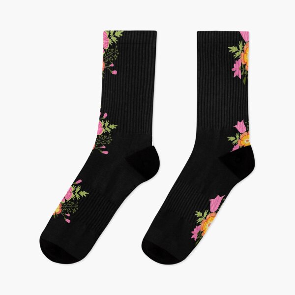 Item preview, Floral Corner Border - C  Black BG designed and sold by Yesido.