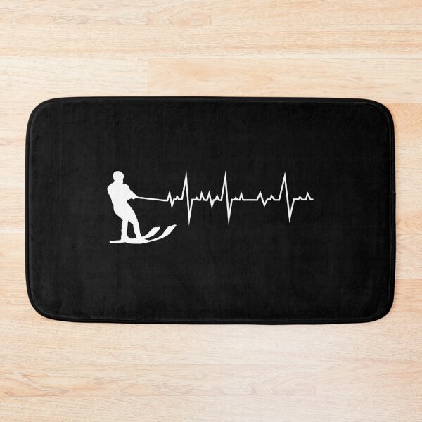 Item preview, Water Skiing Heartbeat Ski Sports Lover Gift designed and sold by TastefulTees.