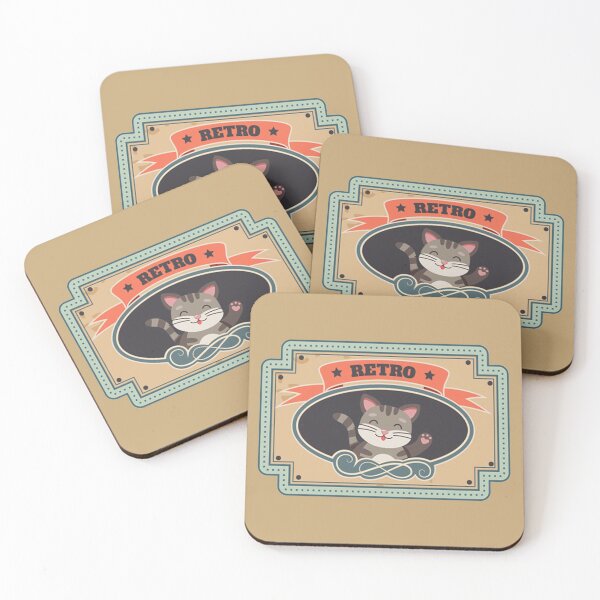 Item preview, International Cat Day - Retro cat designed and sold by Smart Side.