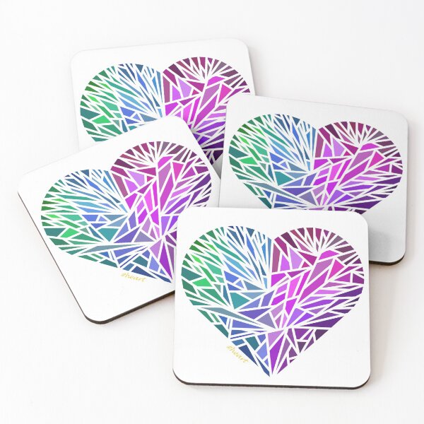 Item preview, Abstract Polygon Heart  designed and sold by TheRedPrincess.