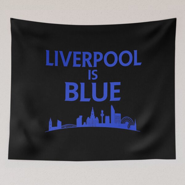 Item preview, English City of Liverpool is blue colored designed and sold by ideasfinder.
