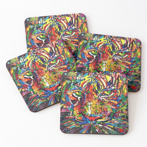 Item preview, TIGER MOSAIC designed and sold by nataliakuruch.