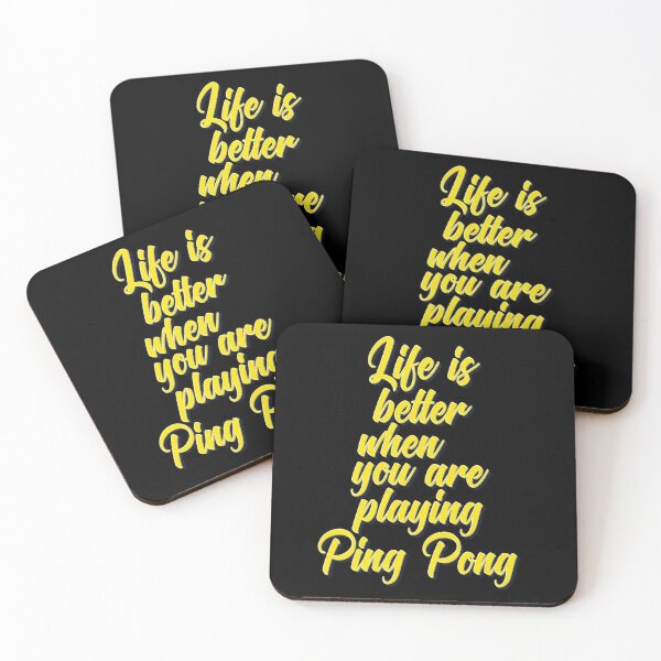 Item preview, Life Is Better When You Are Playing Ping Pong designed and sold by ProjectX23.