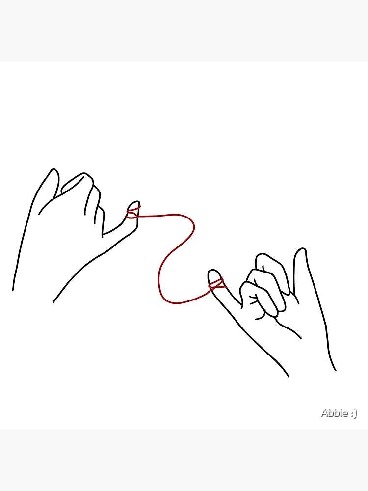 Red string of Fate Digital Art by Bran D KSENYCH - Fine Art America