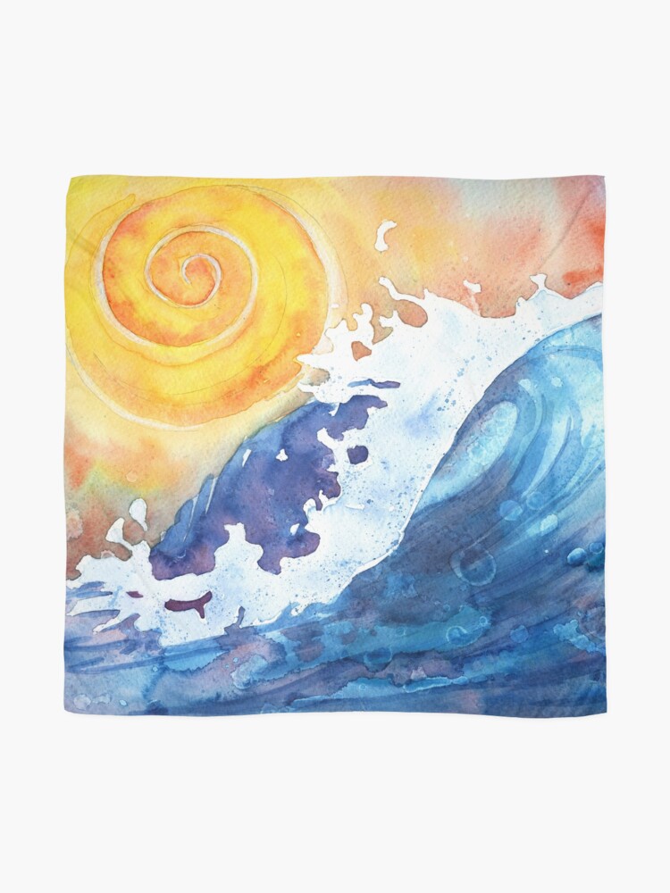 Alternate view of Ocean Wave Scarf