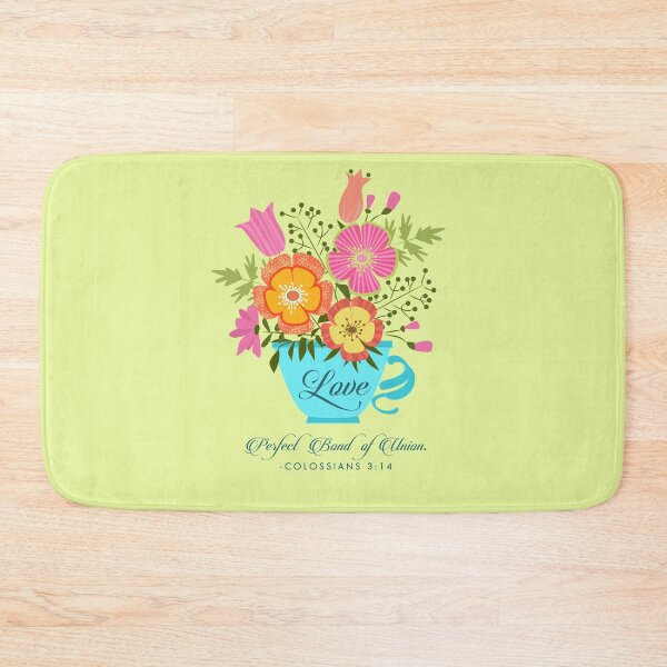 Item preview, Love is a Perfect Bond of Union - Cup and Flower Black BG designed and sold by Yesido.