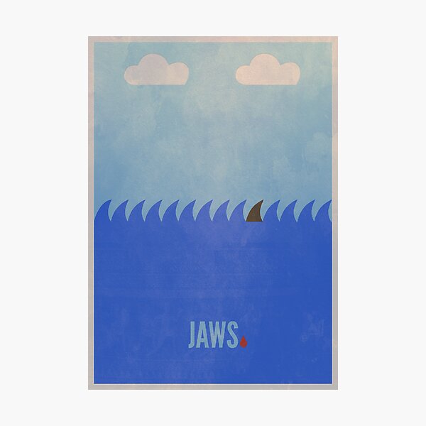 Minimal Jaws Print 2 Photographic Print