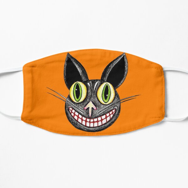 Vintage Halloween Cat Mask