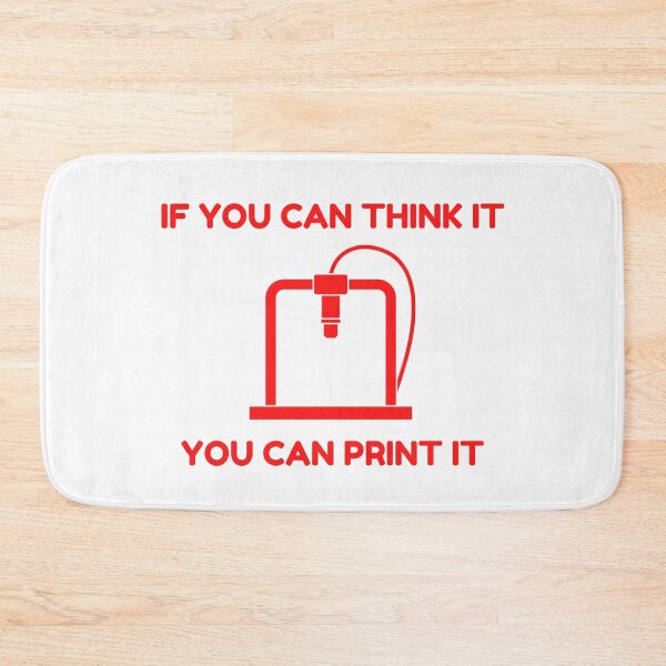 Item preview, If you can think it you can 3D print it - Funny 3D printing designed and sold by GeniusEngineer.