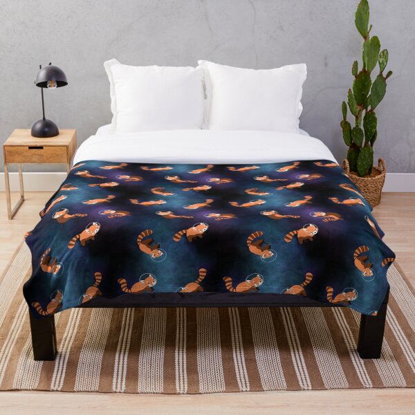 Weltraumpandas Fleecedecke