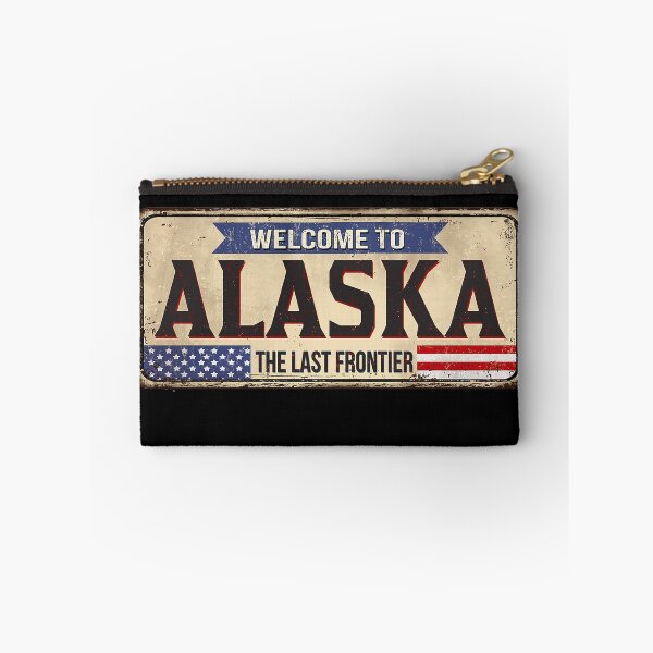 Item preview, Welcome To Alaska Rustic Vintage Sign Board designed and sold by ozumdesigns.