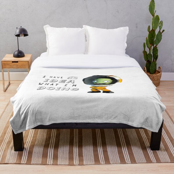 Have No Idea What I'm Doing- Kerbal Spacecraft program Throw Blanket