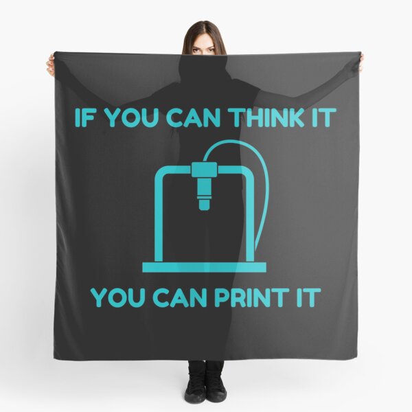 Item preview, If you can think it you can 3D print it - Funny 3D printing designed and sold by GeniusEngineer.