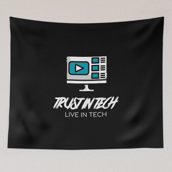 Item preview, Trust in Tech Live in Tech designed and sold by MoonsmileProd.