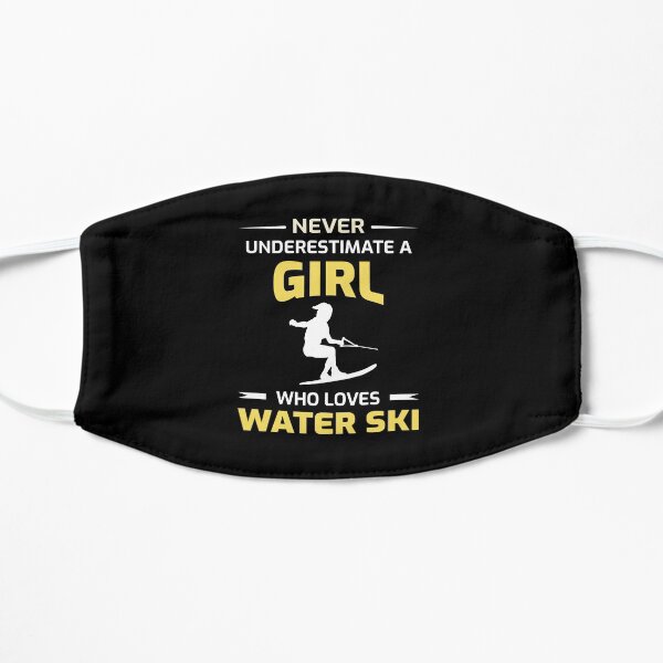 Water Skiing girl Ski Sports Lover Gift Mask