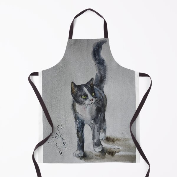 Item preview, Black cat watercolor for exclusive items. designed and sold by Elena Reutova.