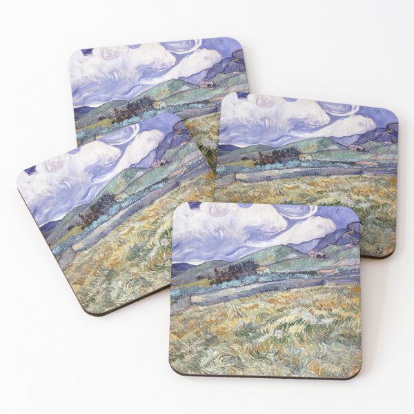 Item preview, Mountain landscape behind the Hospital Saint-Paul designed and sold by TemporaryArt.
