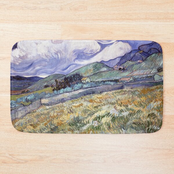 Item preview, Mountain landscape behind the Hospital Saint-Paul designed and sold by TemporaryArt.