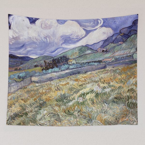 Item preview, Mountain landscape behind the Hospital Saint-Paul designed and sold by TemporaryArt.