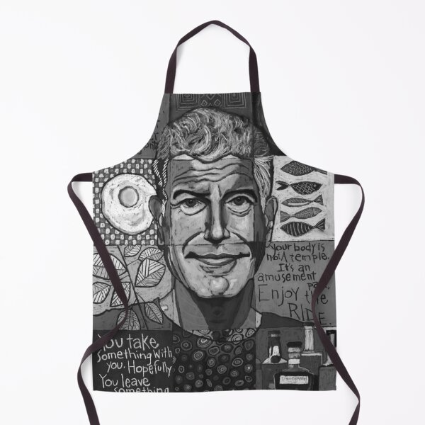 Item preview, Anthony Bourdain Collage - Black and White designed and sold by David Hinds.