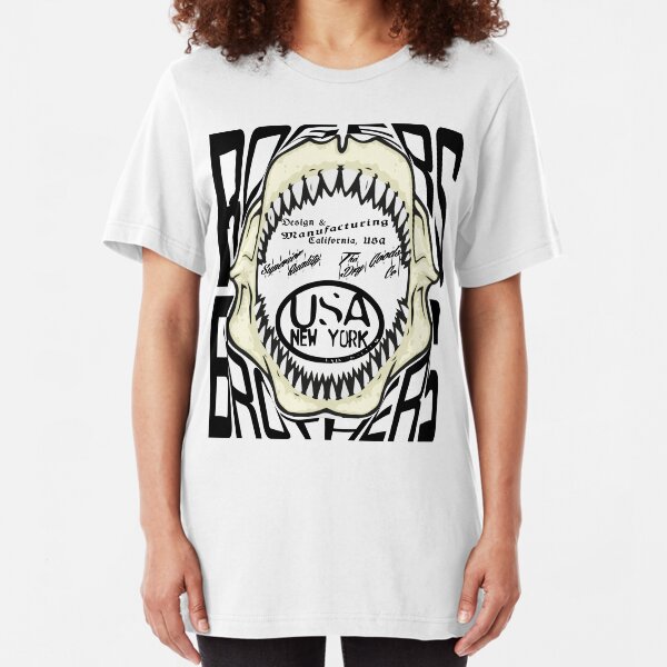 shark usa by rogers brothers Slim Fit T-Shirt