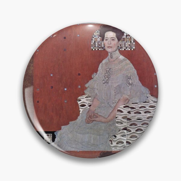 Item preview, Portrait of Fritza Riedler by Gustav Klimt - Art Nouveau Symbolism designed and sold by Bebichic.