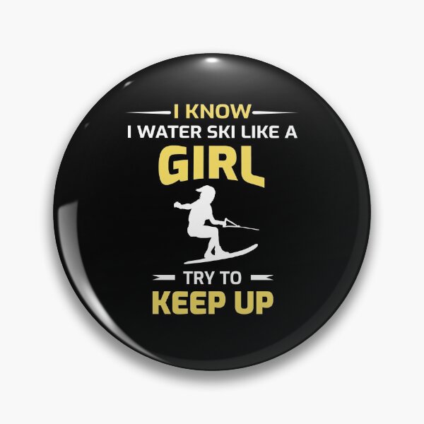 Item preview, Water Skiing girl Ski Sports Lover Gift designed and sold by TastefulTees.
