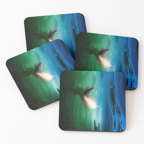 Item preview, Duo Feather Sideways designed and sold by Ash Steele.