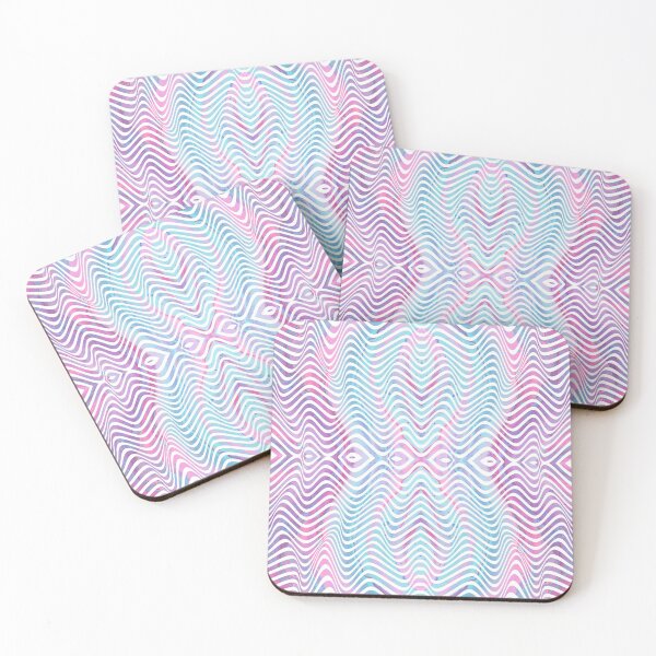 Item preview, Pink and Blue Waves designed and sold by ARubyMoon.