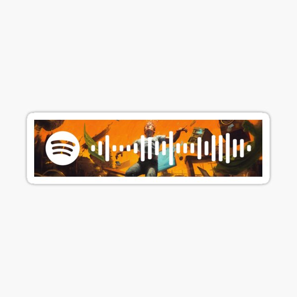 Logic-No Pressure Spotify Scan Sticker